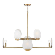 Capital Lighting 454681AD Eight Light Chandelier, Aged Brass (2)