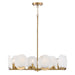 Capital Lighting 454682AD Eight Light Chandelier, Aged Brass (2)