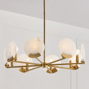 Capital Lighting 454682AD Eight Light Chandelier, Aged Brass (5)