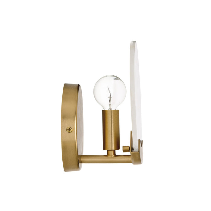 Capital Lighting 654611AD One Light Wall Sconce, Aged Brass (3)