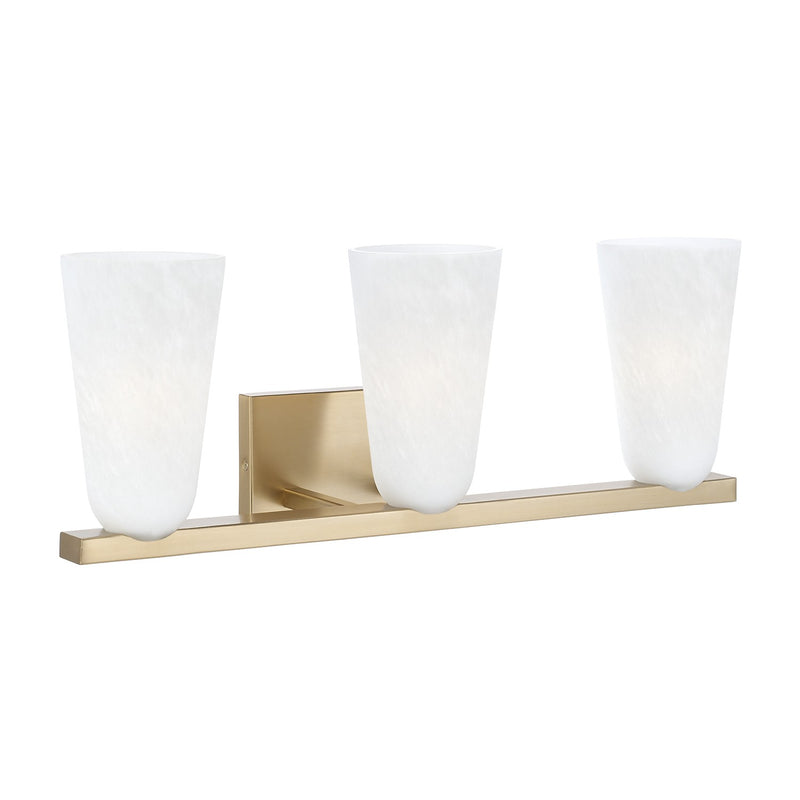 Capital Lighting 156931MA-556 Three Light Vanity, Matte Brass (2)