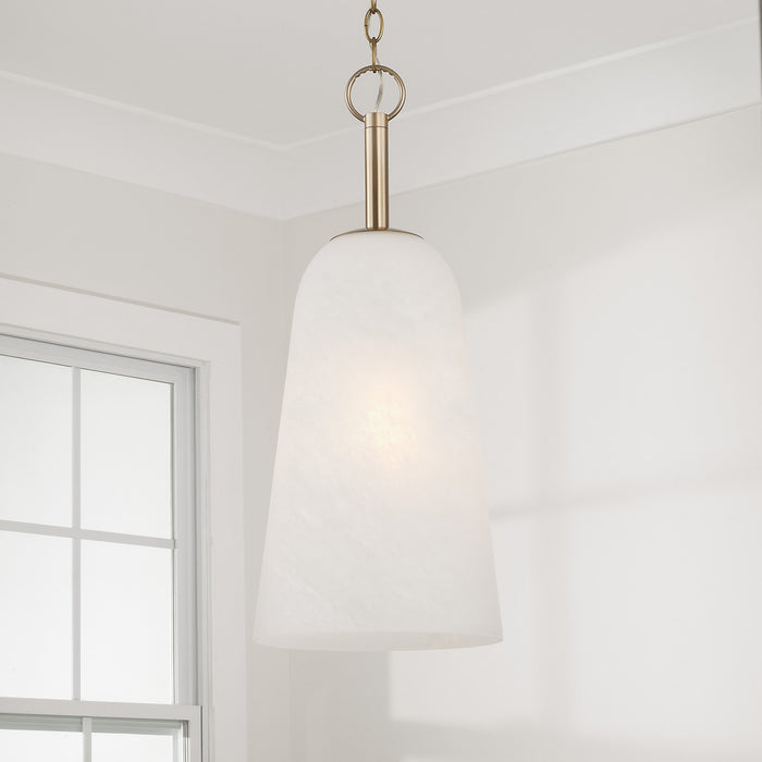 Capital Lighting 356911MA One Light Pendant, Matte Brass (2)