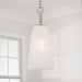 Capital Lighting 356911MA One Light Pendant, Matte Brass (2)