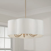 Capital Lighting 356461MA Six Light Pendant, Matte Brass (3)