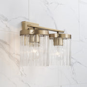 Capital Lighting 156221AD-555 Two Light Vanity, Aged Brass (4)