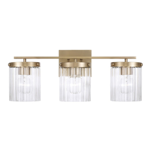 Capital Lighting 156231AD-555 Three Light Vanity, Aged Brass (2)
