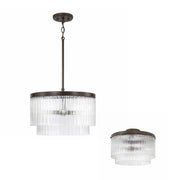 Capital Lighting 356231OR Three Light Pendant, Oil Rubbed Bronze (3)