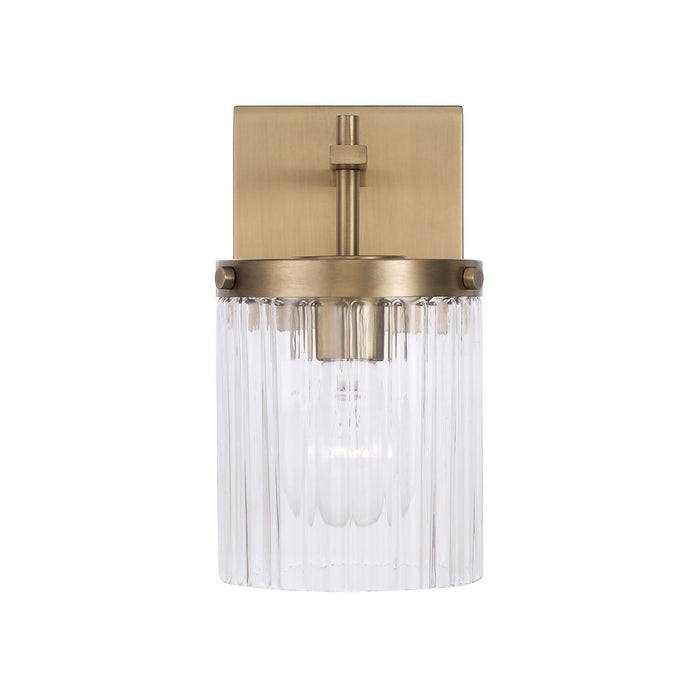 Capital Lighting 656211AD-555 One Light Wall Sconce, Aged Brass (3)