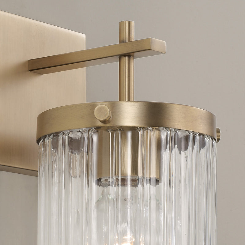 Capital Lighting 656211AD-555 One Light Wall Sconce, Aged Brass (5)
