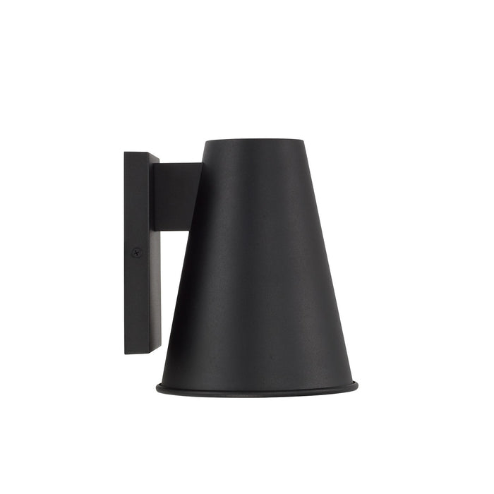Capital Lighting 955111BK One Light Outdoor Wall Lantern, Black (3)