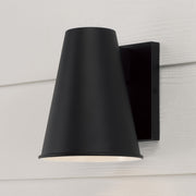 Capital Lighting 955111BK One Light Outdoor Wall Lantern, Black (4)