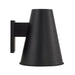 Capital Lighting 955112BK One Light Outdoor Wall Lantern, Black (3)