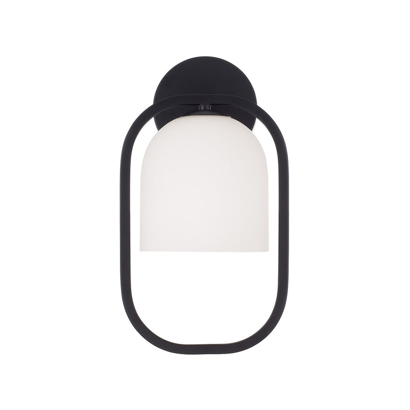 Capital Lighting 657311MB-558 One Light Wall Sconce, Matte Black (2)