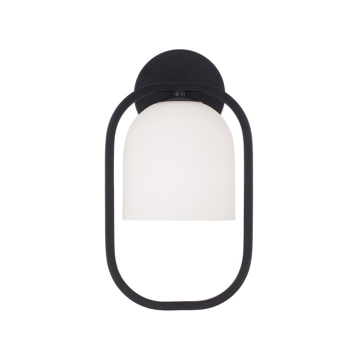 Capital Lighting 657311MB-558 One Light Wall Sconce, Matte Black (2)