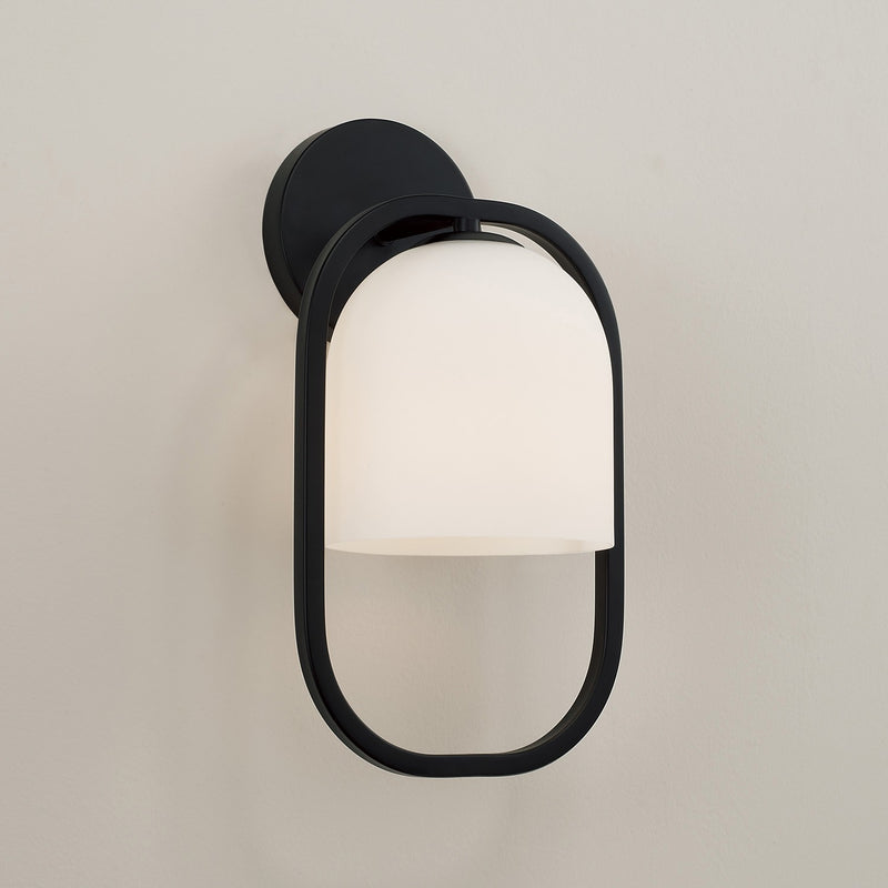 Capital Lighting 657311MB-558 One Light Wall Sconce, Matte Black (4)