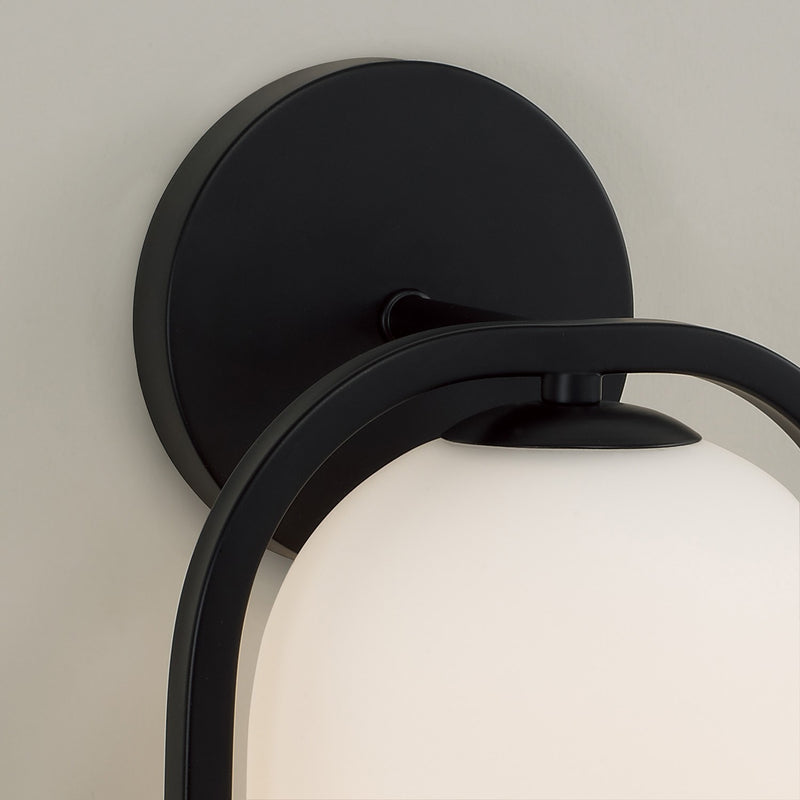 Capital Lighting 657311MB-558 One Light Wall Sconce, Matte Black (5)