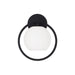 Capital Lighting 657411MB-559 One Light Wall Sconce, Matte Black (2)