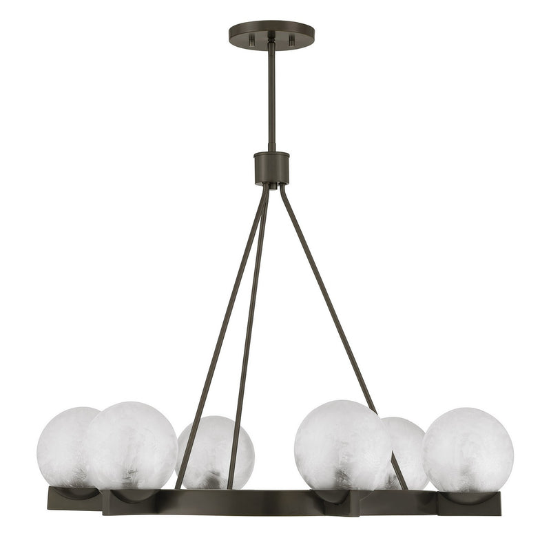 Savoy House 1-1014-6-15 Six Light Chandelier, Mediterranean Bronze (2)