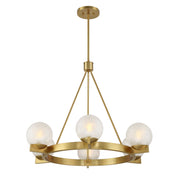 Savoy House 1-1014-6-322 Six Light Chandelier, Warm Brass (5)