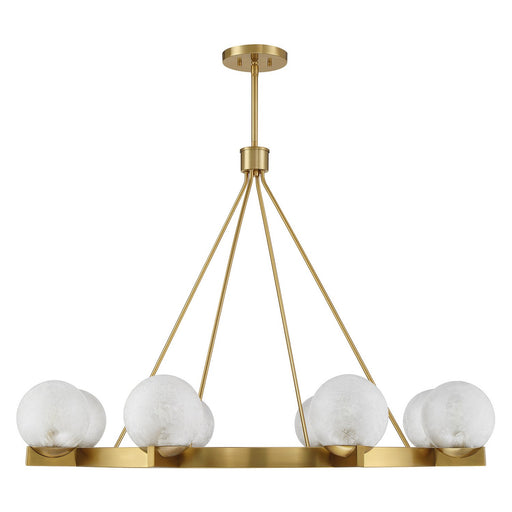 Savoy House 1-1015-8-322 Eight Light Chandelier, Warm Brass (2)