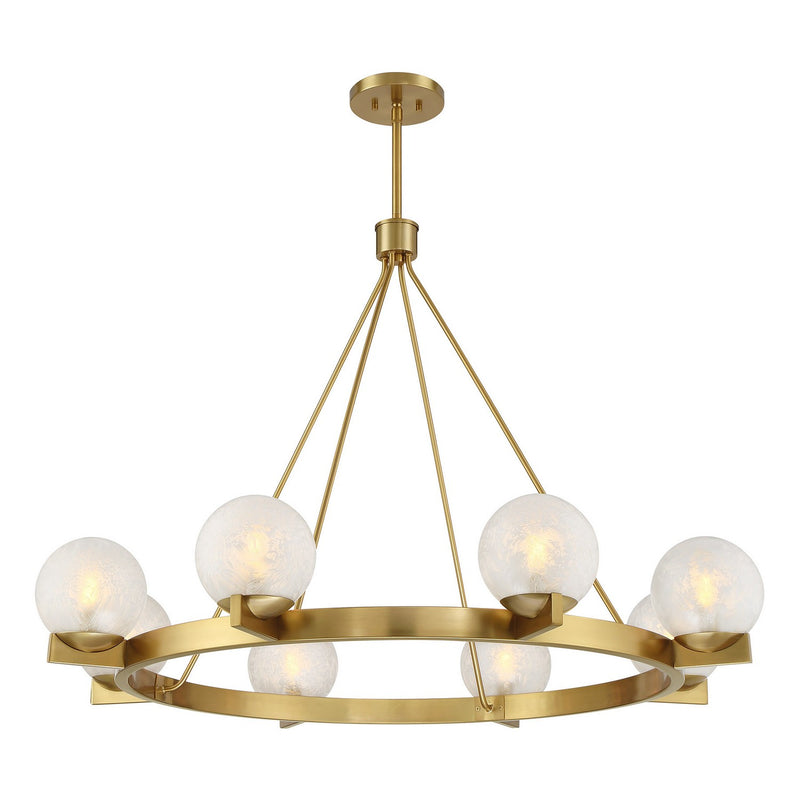 Savoy House 1-1015-8-322 Eight Light Chandelier, Warm Brass (3)
