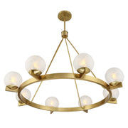 Savoy House 1-1015-8-322 Eight Light Chandelier, Warm Brass (4)