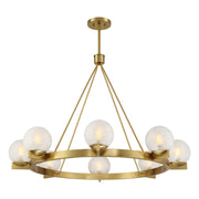 Savoy House 1-1015-8-322 Eight Light Chandelier, Warm Brass (5)