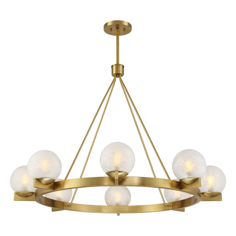 Savoy House 1-1015-8-322 Eight Light Chandelier, Warm Brass (5)