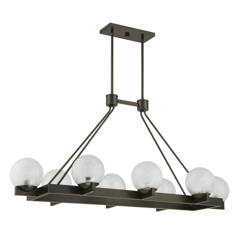 Savoy House 1-1016-8-15 Eight Light Linear Chandelier, Mediterranean Bronze (2)