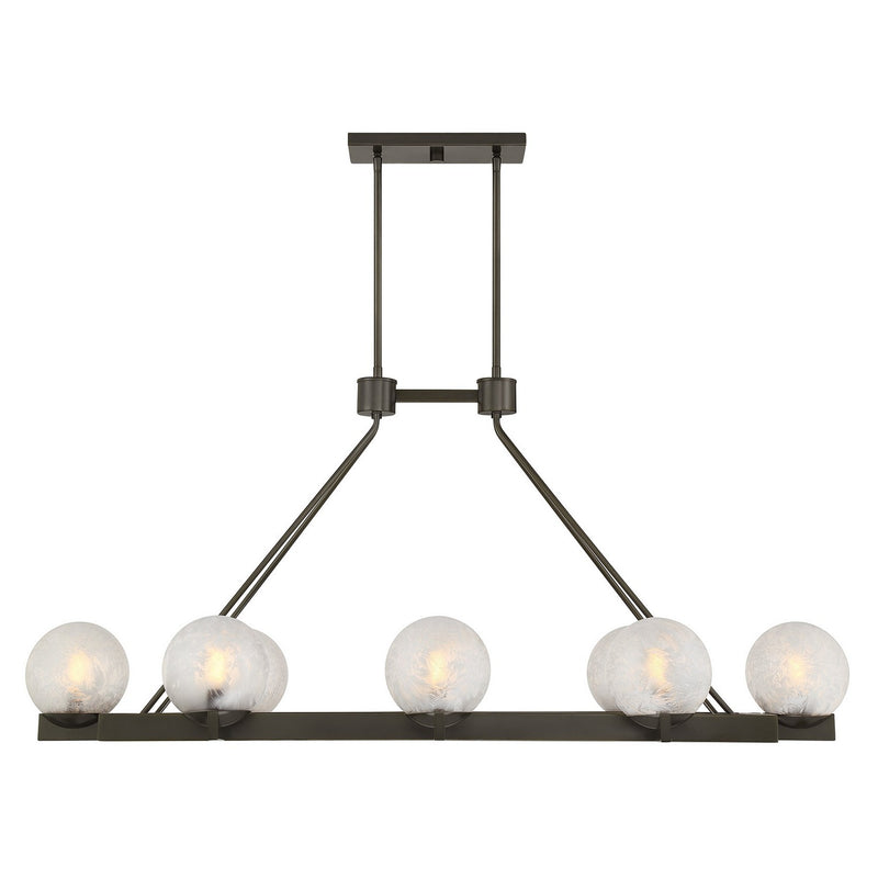 Savoy House 1-1016-8-15 Eight Light Linear Chandelier, Mediterranean Bronze (3)