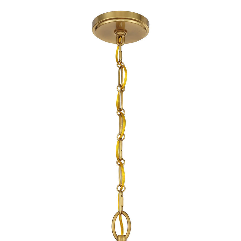 Savoy House 1-1361-5-322 Five Light Chandelier, Warm Brass (6)