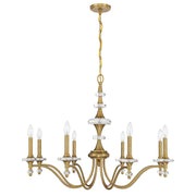 Savoy House 1-1362-8-322 Eight Light Chandelier, Warm Brass (2)