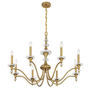 Savoy House 1-1362-8-322 Eight Light Chandelier, Warm Brass (4)