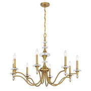 Savoy House 1-1362-8-322 Eight Light Chandelier, Warm Brass (5)