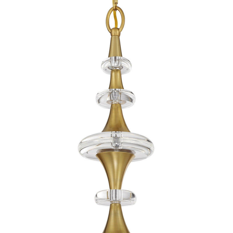 Savoy House 1-1362-8-322 Eight Light Chandelier, Warm Brass (6)