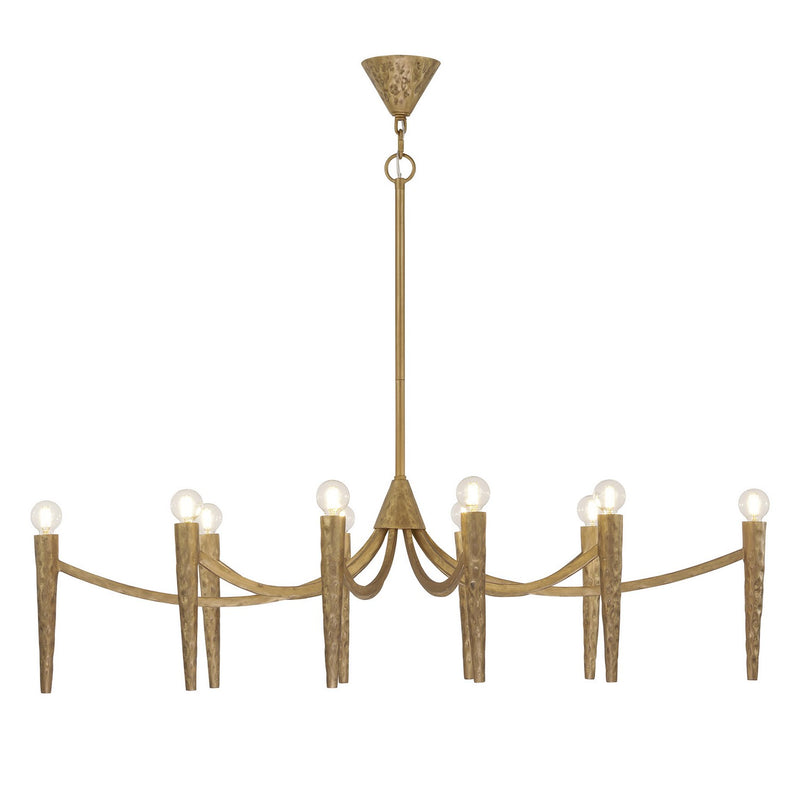 Savoy House 1-1528-10-106 Ten Light Linear Chandelier, Spumante (3)