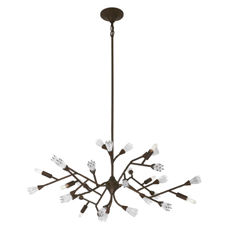 Savoy House 1-2168-6-105 Six Light Chandelier, Bark (3)