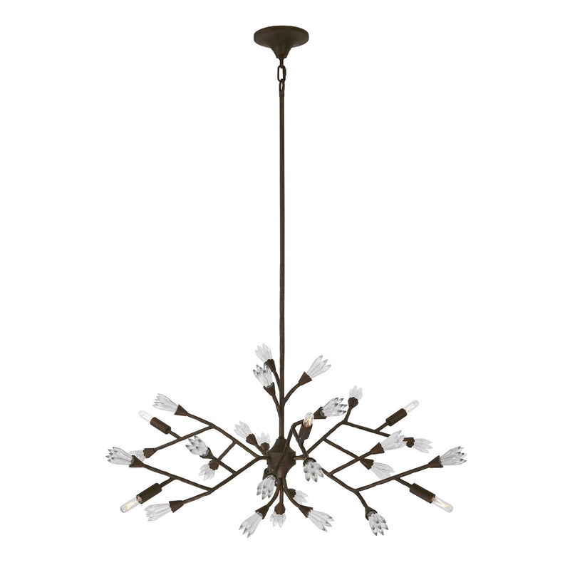Savoy House 1-2168-6-105 Six Light Chandelier, Bark (4)
