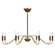 Savoy House 1-2748-8-322 Eight Light Chandelier, Warm Brass (2)