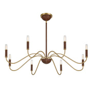Savoy House 1-2748-8-322 Eight Light Chandelier, Warm Brass (4)