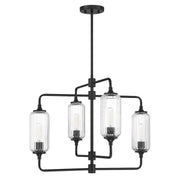Savoy House 1-3025-4-89 Four Light Chandelier, Matte Black (2)
