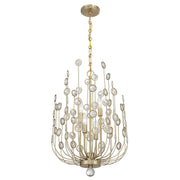 Savoy House 1-3597-4-127 Four Light Chandelier, Noble Brass (3)