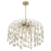 Savoy House 1-3598-6-127 Six Light Chandelier, Noble Brass (4)
