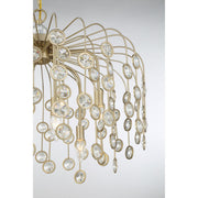 Savoy House 1-3598-6-127 Six Light Chandelier, Noble Brass (5)