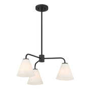 Savoy House 1-4013-3-89 Three Light Chandelier, Matte Black (5)