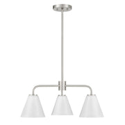 Savoy House 1-4013-3-SN Three Light Chandelier, Satin Nickel (2)