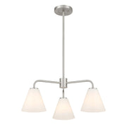 Savoy House 1-4013-3-SN Three Light Chandelier, Satin Nickel (3)