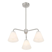 Savoy House 1-4013-3-SN Three Light Chandelier, Satin Nickel (4)