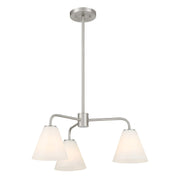 Savoy House 1-4013-3-SN Three Light Chandelier, Satin Nickel (5)