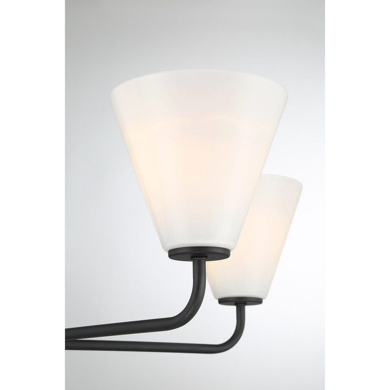 Savoy House 1-4015-5-89 Five Light Chandelier, Matte Black (6)